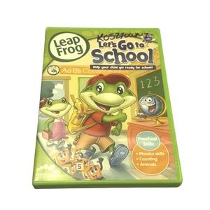 LeapFrog Let's Go to School DVD Preschool Phonics Counting Educational Kids